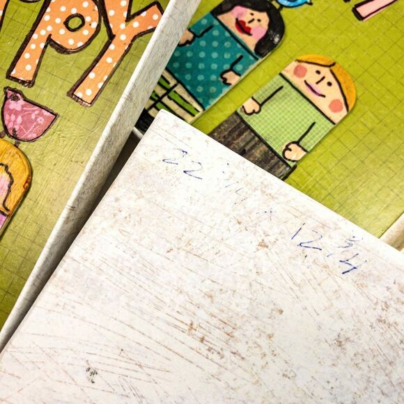 Handmade Paper Collage Art - Laugh, Happy, Fun - Picture 10 of 12